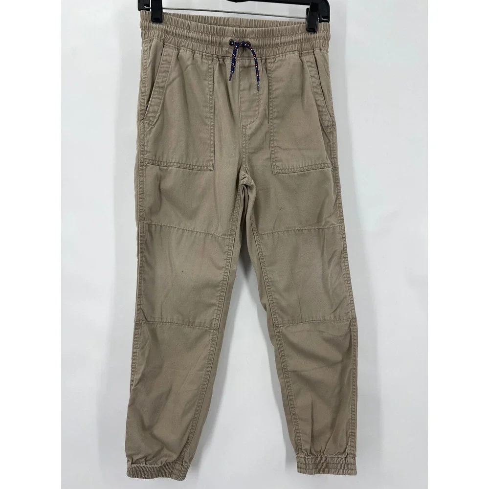 GapKids Boys Khaki Hybrid Jogger Pants Tan Size L 10‎ Husky 545230-00
